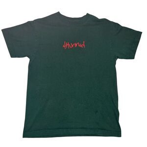 4hunnid by YG T-Shirt Size Medium Green Short Sleeve Logo Tee